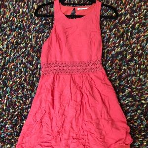 Urban Outfitters salmon spring/summer dress.